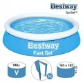 Бассейн надувной Bestway Fast Set 57392, 183×51 см, круглый
