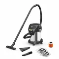 Строительный пылесос Karcher KWD 3 S V-17/4/20 Anniversary Edition (1.628-449.0), черный/серебристый