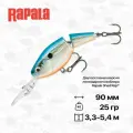 Воблер Rapala Jointed Shad Rap, 90 мм, 25 гр, 3,3-5,4 м, #BSD