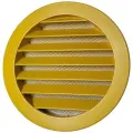Решетка вентиляционная круглая D160 мм RAL1004 желто-золотой матовый