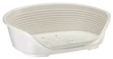 Лежак пластиковый для собак FERPLAST SIESTA DELUXE 6, 70,5 х 52 х 23,5 см (белый)