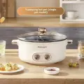 Кастрюля Yuanyang Electric Hot Pot, 8л, двойное управление температурой, цвет Утка-мандаринка