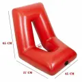 Сиденье кресло надувное в лодку (красный)