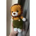 Вязаная игрушка Лев