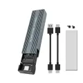 IRhasta алюминиевый корпус для M.2 SSD, M2 Enlcosure 2Cable