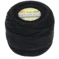 Пряжа YarnArt Canarias, 100 % хлопок, 20 г, 203 м, 10 шт., 9999 черный