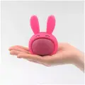 Детская беспроводная музыкальная колонка bluetooth умный Кролик розовый