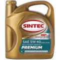 Синтетическое моторное масло SINTEC Premium SAE 5W-40 ACEA A3/B4, 4 л