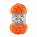 Пряжа VELLUTO (Alize), яр. оранжевый - 550, 100% микрополиэстер, 5 мотков, 100 г, 68 м.