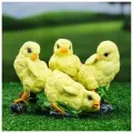 Садовая фигура Цыплята 15см, комплект из 4-x шт