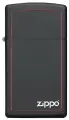 Зажигалка ZIPPO Slim Black Matte