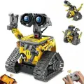 Конструктор пластиковый радиоуправляемый Робот Валли 3 в 1 с пультом дистанционного управления, управляемый с телефона, 520 деталей, конструктор для мальчиков, большой набор
