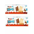 Печенье Kinder DUO с молочным и белым шоколадом, 150г. х 2 шт (Германия)