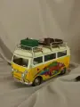Автобус R&D Flower Power, металлический, коллекционный, 25x12x16 см
