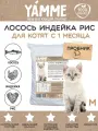 Корм сухой YAMME Котята с 1 месяца с лососем индейкой и рисом 1 кг