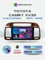 Магнитола для авто Toyota Camry V30 2001-2006. Андроид магнитола, 2/32ГБ с переходной рамкой. Камри 30
