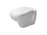 Унитаз подвесной Duravit D-Code 45700900A1 белый с сиденьем микролифт безободковый каскадный смыв