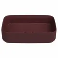 Накладная раковина ISVEA Infinity прямоугольная 50см бордовый