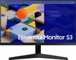 Монитор 27 Samsung LS27C312EAIXCI, 1920x1080, IPS, 75Hz, HDMI+VGA, black