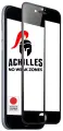 Защитное стекло, противоударно бронестекло Achilles для iPhone 7/8/SE 2020 / Закаленное глянцевое стекло / Черное