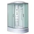 Душевая кабина River Dunay 110/80/24 MT L стекло матовое, профиль хром матовый