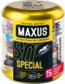 53321 Maxus Special, 15 шт. Презервативы с железным кейсом точечно-ребристые