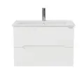 Тумба под раковину без столешницы Onika Айленд 70 подвесная, белая