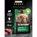 GO'KITCHEN Беззерновой корм для щенков и собак всех возрастов с ягнёнком и овощами для чувствительного пищеварения, SENSITIVITIES Lamb, 18 кг