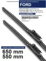 Щетки стеклоочистителя для Ford Explorer 5 - бескаркасные дворники Форд Эксплорер 5 650 550 мм комплект.