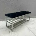 Банкетка в прихожую для обуви 100х35х45 см STEEL MEBEL (БПХ-К6)