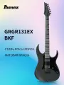GRGR131EX-BKF BLACK FLAT шестиструнная электрогитара, корпус с декоративной пластиной
