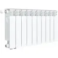 Радиатор биметаллический секционный Rifar Base Ventil 350 х 10 секций (подключение нижнее слева)