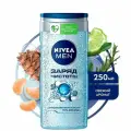 Гель для душа NIVEA Men, Заряд чистоты с очищающими микрочастицами, 250 мл