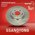 Тормозной диск передний вентилируемый SsangYong Санг Енг Actyon Актион, KORANDO 4144134001