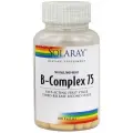 Solaray B-Complex 75 (Комплекс с витаминами группы B медленного высвобождения) 100 капсул (Solaray)
