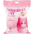 Наполнитель для кошачьего туалета 24л Элита СИБИРСКАЯ КОШКА силикагелевый розовые гранулы
