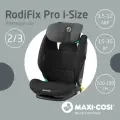 Автокресло детское Maxi-Cosi RodiFix Pro 2 от 3 до 12 лет, группа 2/3 (15-36 кг), черный