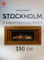 Электрокамин Stockholm  N с очагом Electrolux EFP/P - 4220LS (диагональ 42 дюйма, яркое пламя, пульт, звук, обогрев)