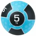 Медбол TORRES 5 кг, наполнитель резина, с отскоком, AL00235