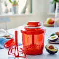 Механический комбайн Tupperware Экстра-Шеф (1,35 л) красный