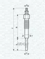 Свеча накаливания TOYOTA AvensisCamry/Carina E/Corolla mot.2C-TE/2C-T/2C/2C-E MAGNETI MARELLI арт. 062900041304