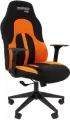 Игровое компьютерное кресло CHAIRMAN GAME 11, ткань, черный/оранжевый