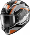 Мотошлем интеграл Shark RIDILL 2 APEX Silver/Black/Orange, S