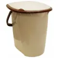 Ведро туалетное 24л (бежевый мрамор) уценка