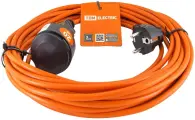 Удлинитель-шнур силовой УШ6 (штепс. гнездо, 20м ПВС 2х0,75), TDM SQ1301-0601 (1 шт.)