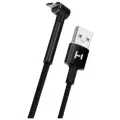 Кабель HARPER STCH-390 черный (USB A - Угловой Micro USB, 2A, Быстрая зарядка)