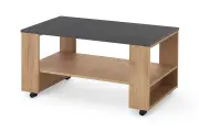 Журнальный стол Hoff Мартин 90х47,2х55 см, с полкой, цвет гикори рокфорд натуральный/графит