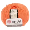 Пряжа YarnArt Jeans, 55 % хлопок, 45 % акрил, 50 г, 160 м, 10 шт., 77 оранжевый