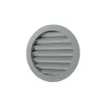 Решетка вентиляционная круглая D160 мм RAL7042 транспортный серый А матовый