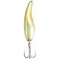 Блесна 'Golden River' - Кукри (Ятаган Эллипс) гладкая, 14 грамм, 60 мм, золотой
